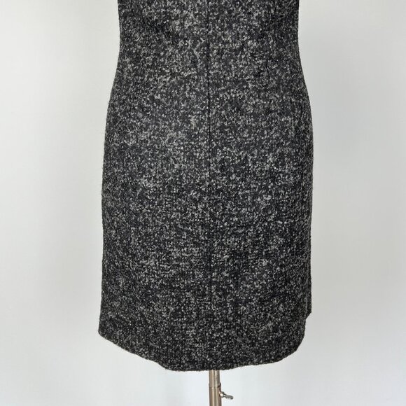 Michael Kors Collection Italy Womens Black Leather Short Sleeve Dress size 6 - Picture 8 of 14